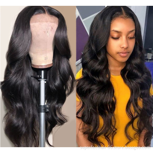 Wholesale New Trends Transparent HD 13*4 Thin Swiss Lace Frontal,HD Transparent Swiss Lace Bodywave Frontal Vendor